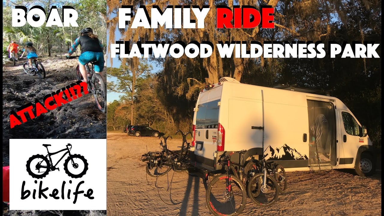 Flatwoods Wilderness Park Trails - Florida Mountain bike Trails - Family MTB Ride